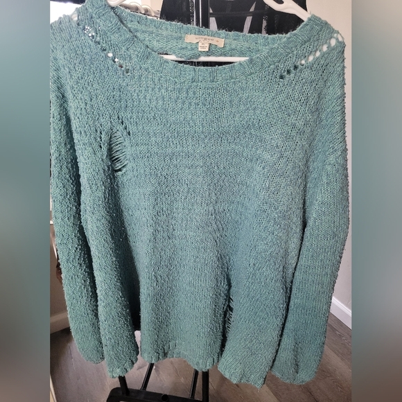 Umgee distressed sweater 1XL - Picture 3 of 4